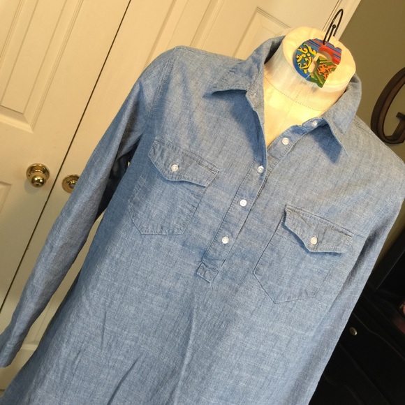 Bit & Bridle Denim Dress/Tunic Size Small - Picture 2 of 7